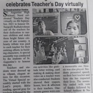 Virtual Teacher’s Day