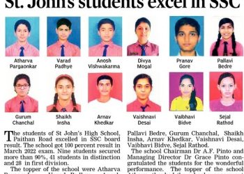 ST. JOHN's STUDENTS EXCEL