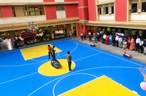 Inauguration of Basketball Court