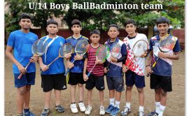 U_14 Boys Ball badminton team