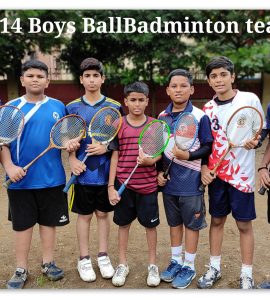 U_14 Boys Ball badminton team