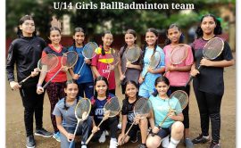 U_14 girls Ball badminton team