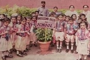 Plantation done in the school garden by our beloved students