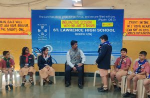 Interactive session is being conducted by inviting parents as resource persons