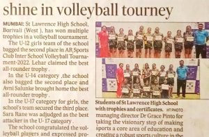 U-12, U-14 AND U-17 VOLLEYBALL TEAMS WIN IN MULTIPLE INTERSCHOOL VOLLEYBALL TOURNAMENTS
