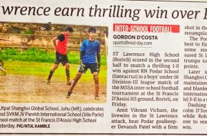 U-16 BOYS FOOTBALL TOURNAMANT