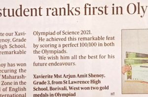 WINS THE GOLD MEDAL IN THE INTERNATIONAL OLYMPIAD OF ENGLISH