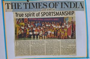 The School held Zonal Athletics Meet with the purpose to showcase sportsmanship of students and to encourage them to participate.