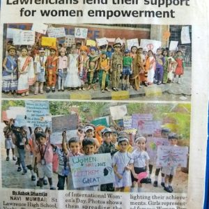 St.Lawrence High School,Vashi celebrated National Women’s Day