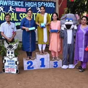 Winning Moment for parents during Annual Sports Day