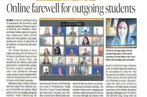 Online Farewell For Outgoing Students